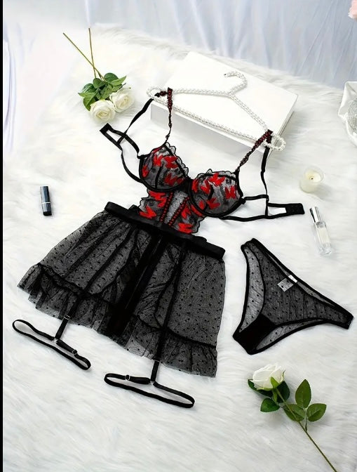 Conjunto con liguero